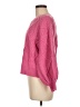 Line & Dot Hearts Pink Pullover Sweater Size M - photo 5