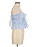 Zara Blue Sleeveless Blouse Size M - photo 4