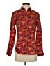 J.Crew Collection 100% Silk Floral Orange Blouse Size 0 - photo 1