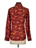 J.Crew Collection 100% Silk Floral Orange Blouse Size 0 - photo 2
