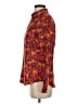J.Crew Collection 100% Silk Floral Orange Blouse Size 0 - photo 5
