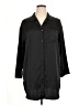 auden Black 3/4 Sleeve Button-Down Shirt Size XL - photo 1