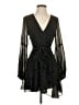 Assorted Brands 100% Polyester Stars Black Cocktail Dress Size S - photo 1