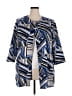 Kasper Print Blue Blazer Size 18 - photo 1