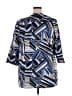 Kasper Print Blue Blazer Size 18 - photo 2