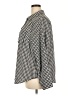 Torrid 100% Polyester Houndstooth Black 3/4 Sleeve Blouse Size 2X Plus (2) - photo 5