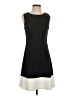 AB Studio Color Block Black Casual Dress Size 2 - photo 1