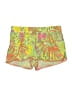 Unbranded 100% Rayon Paisley Yellow Shorts Size M (estimated) - photo 1