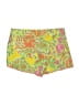 Unbranded 100% Rayon Paisley Yellow Shorts Size M (estimated) - photo 2