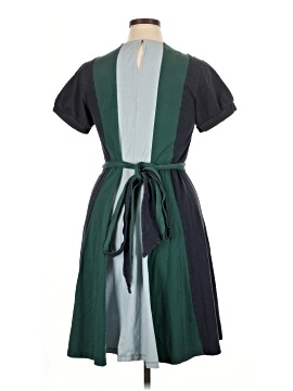 slim fit dress slacks EShakti Short Sleeve Fit and Flare Green Dress, 12  Second Serve Resale