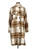 Kirundo 100% Cotton Plaid Tan Coat Size S - photo 1