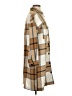Kirundo 100% Cotton Plaid Tan Coat Size S - photo 4