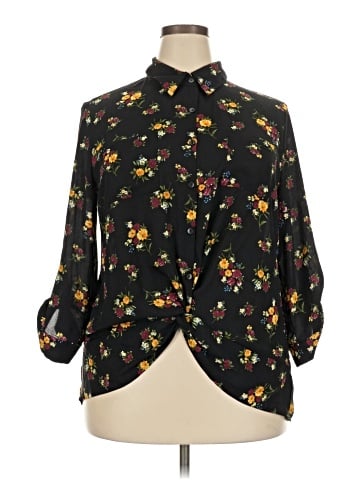 Iz Byer 3/4 Sleeve Blouse (view 1)