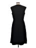Talbots Solid Blue Black Casual Dress Size 12 - photo 2