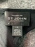 St. John Metallic Black Cocktail Dress Size 4 - photo 7