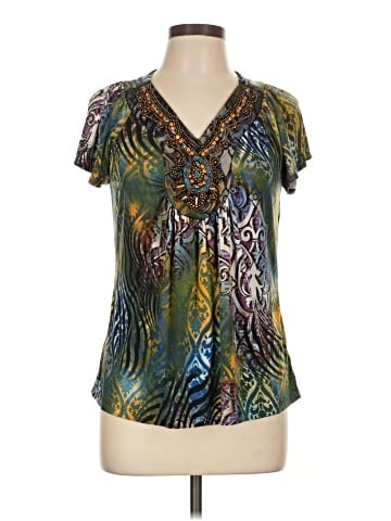 DressBarn Short Sleeve Blouse (view 1)