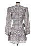 Astr 100% Polyester Floral Gray Cocktail Dress Size XS - photo 2
