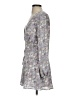Astr 100% Polyester Floral Gray Cocktail Dress Size XS - photo 5