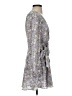 Astr 100% Polyester Floral Gray Cocktail Dress Size XS - photo 4