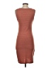 Leith Solid Brown Casual Dress Size S - photo 2