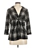 J.t.b. Black 3/4 Sleeve Blouse Size M (estimated) - photo 1