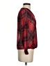 Ann Taylor LOFT Outlet 100% Polyester Argyle Red 3/4 Sleeve Blouse Size S (petite) - photo 4