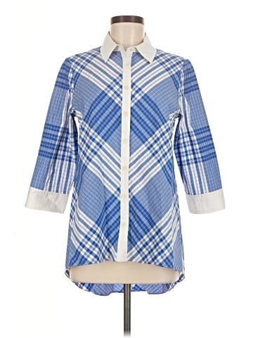Pearl 3/4 Sleeve Button-Down Shirt (view 1)