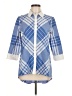 Pearl Blue 3/4 Sleeve Button-Down Shirt Size 8 - photo 1