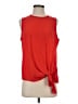 Japna 100% Polyester Red Sleeveless Blouse Size S - photo 1