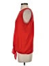 Japna 100% Polyester Red Sleeveless Blouse Size S - photo 5