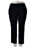 Investments Stripes Black Dress Pants Size 18W - photo 1