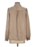 Ann Taylor LOFT 100% Polyester Tan Long Sleeve Blouse Size S - photo 2