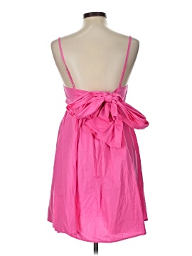strapless open back dress Peter Pan Collar Bodysuit Dress in Tulip