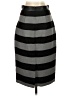 Banana Republic Stripes Gray Formal Skirt Size 2 - photo 2