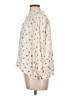 Olivaceous 100% Rayon Ivory 3/4 Sleeve Blouse Size L - photo 5