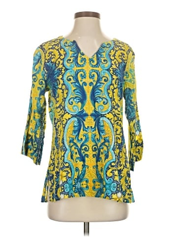 Antica Sartoria By Giacomo Cinque 3/4 Sleeve Blouse (view 1)