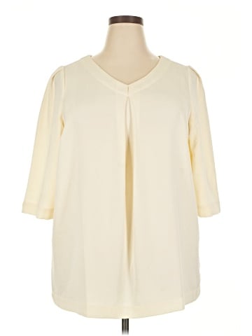 Jessica London Short Sleeve Blouse (view 1)