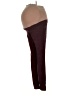 A Pea in the Pod Color Block Burgundy Active Pants Size 26 waist - photo 1
