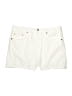 RE/DONE 100% Cotton Solid Ivory Shorts Size 28 waist - photo 1