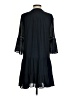 Ann Taylor LOFT 100% Polyester Black Casual Dress Size 4 - photo 2