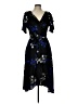 DKNY 100% Polyester Black Cocktail Dress Size 10 - photo 1