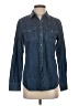 Talbots 100% Cotton Blue Long Sleeve Button-Down Shirt Size XS - photo 1