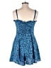 Aqua Animal Print Blue Cocktail Dress Size M - photo 2