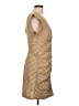 Code x Mode Houndstooth Tan Casual Dress Size L - photo 4