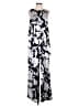 Julia Jordan Graphic Black Jumpsuit Size 4 - photo 1