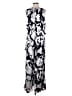 Julia Jordan Graphic Black Jumpsuit Size 4 - photo 2
