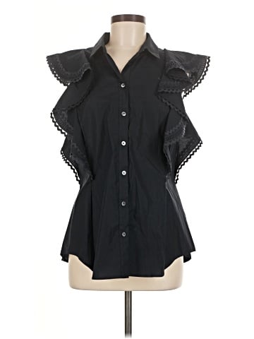 Lela Rose Sleeveless Button-Down Shirt (view 1)