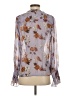 Paige Floral Purple 3/4 Sleeve Blouse Size XS - photo 2