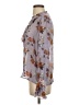 Paige Floral Purple 3/4 Sleeve Blouse Size XS - photo 5