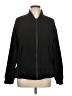 Kate Spade New York 100% Polyester Solid Black Track Jacket Size L - photo 1